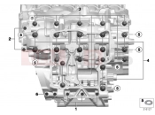 BMW Motorrad BMW 2012 S models HP4 (0D01, 0D11) Screw connection, engine housing