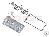 BMW Motorrad BMW 2012 S models HP4 (0D01, 0D11) Cylinder head cover