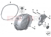 BMW Motorrad BMW 2012 S models HP4 (0D01, 0D11) Engine housing cover, right