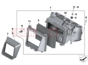 BMW Motorrad BMW 2012 S models HP4 (0D01, 0D11) Intake sound system