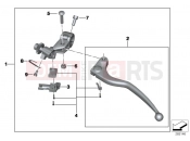 BMW Motorrad BMW 2012 S models HP4 (0D01, 0D11) Clutch control assembly