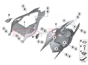 BMW Motorrad BMW 2012 S models HP4 (0D01, 0D11) Tail part