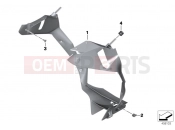 BMW Motorrad BMW 2012 S models HP4 (0D01, 0D11) Air ducting, radiator