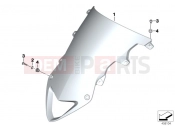 BMW Motorrad BMW 2012 S models HP4 (0D01, 0D11) Windshield