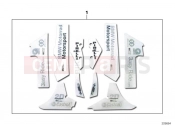 BMW Motorrad BMW 2012 S models HP4 (0D01, 0D11) Sponsor decals