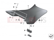 BMW Motorrad BMW 2012 S models HP4 (0D01, 0D11) Bench seat