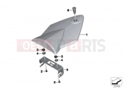 BMW Motorrad BMW 2012 S models HP4 (0D01, 0D11) Stool cover
