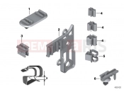 BMW Motorrad BMW 2012 S models HP4 (0D01, 0D11) Various cable holders
