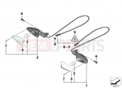 BMW Motorrad BMW 2012 S models HP4 (0D01, 0D11) Turn signals, front