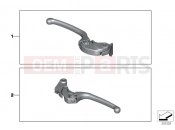 BMW Motorrad BMW 2012 S models HP4 (0D01, 0D11) HP hand lever, folding