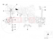 Radiator hoses/temperature sensor - BMW Motorrad F 650 CS 04 (0177,0187) 2004