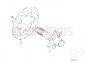Swinging fork, drive shaft - BMW Motorrad F 650 CS 04 (0177,0187) 2004