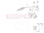 Rear extension arm - BMW Motorrad F 650 CS 04 (0177,0187) 2004