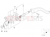 BMW Motorrad BMW 2004 R-Models 4V R 850 R 02 (0428) 6-speed transmission shift components
