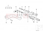 BMW Motorrad BMW 2004 R-Models 4V R 850 R 02 (0428) External gearshift parts/Shift lever