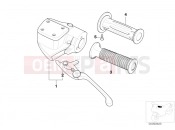 BMW Motorrad BMW 2004 R-Models 4V R 850 R 02 (0428) Clutch control assembly