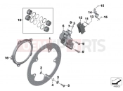 BMW Motorrad BMW 2004 R-Models 4V R 850 R 02 (0428) Front wheel brake