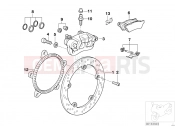 BMW Motorrad BMW 2004 R-Models 4V R 850 R 02 (0428) Rear wheel brake