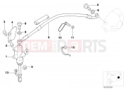 BMW Motorrad BMW 2004 R-Models 4V R 850 R 02 (0428) Rear brake master cylinder