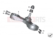 Lower fork cross brace - BMW Motorrad R 1200 GS (0A01, 0A11) 2015