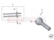 Handlebar grips unheated - BMW Motorrad R 1200 GS (0A01, 0A11) 2015