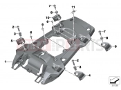 Rear carrier part - BMW Motorrad R 1200 GS (0A01, 0A11) 2015