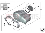 LED headlight - BMW Motorrad R 1200 GS (0A01, 0A11) 2015