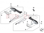 Turn signals, front - BMW Motorrad R 1200 GS (0A01, 0A11) 2015