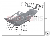 Engine guard, aluminum - BMW Motorrad R 1200 GS (0A01, 0A11) 2015