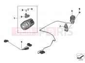 Retrofit LED auxiliary headlight - BMW Motorrad R 1200 GS (0A01, 0A11) 2015