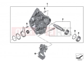 BMW Motorrad BMW 2015 R-Models K5x R 1200 RT (0A03, 0A13) Shift control housing cover