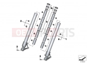 BMW Motorrad BMW 2015 R-Models K5x R 1200 RT (0A03, 0A13) Fork slider