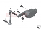 BMW Motorrad BMW 2015 R-Models K5x R 1200 RT (0A03, 0A13) Level sensor