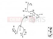 BMW Motorrad BMW 2015 R-Models K5x R 1200 RT (0A03, 0A13) Brake line front