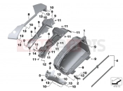 BMW Motorrad BMW 2015 R-Models K5x R 1200 RT (0A03, 0A13) Case, lower part