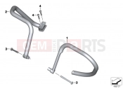 BMW Motorrad BMW 2015 R-Models K5x R 1200 RT (0A03, 0A13) Rear safety bar