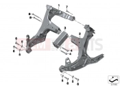 BMW Motorrad BMW 2015 R-Models K5x R 1200 RT (0A03, 0A13) Front panel carrier