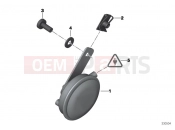 BMW Motorrad BMW 2015 R-Models K5x R 1200 RT (0A03, 0A13) Horn