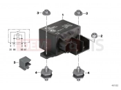 BMW Motorrad BMW 2015 R-Models K5x R 1200 RT (0A03, 0A13) Starter relay