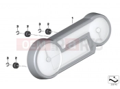 BMW Motorrad BMW 2015 R-Models K5x R 1200 RT (0A03, 0A13) Instrument cluster