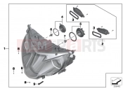 BMW Motorrad BMW 2015 R-Models K5x R 1200 RT (0A03, 0A13) Headlight II
