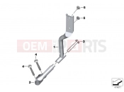 BMW Motorrad BMW 2015 R-Models K5x R 1200 RT (0A03, 0A13) Bracket, flashing warning light, front
