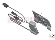 BMW Motorrad BMW 2015 R-Models K5x R 1200 RT (0A03, 0A13) Preparation for navigation system