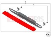 BMW Motorrad BMW 2015 R-Models K5x R 1200 RT (0A03, 0A13) Auxiliary brake light, Tour Topcase
