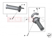 BMW Motorrad BMW 2015 C-Models C evolution (0C03) Handlebar grips