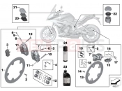BMW Motorrad BMW 2015 S models S 1000 XR (0D03, 0D13) Brake service