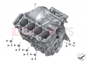 BMW Motorrad BMW 2015 S models S 1000 XR (0D03, 0D13) Engine housing