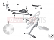 BMW Motorrad BMW 2015 S models S 1000 XR (0D03, 0D13) Shift lever