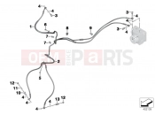 BMW Motorrad BMW 2015 S models S 1000 XR (0D03, 0D13) Brake lines, front