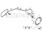BMW Motorrad BMW 2015 S models S 1000 XR (0D03, 0D13) Rotational-speed sensor, rear